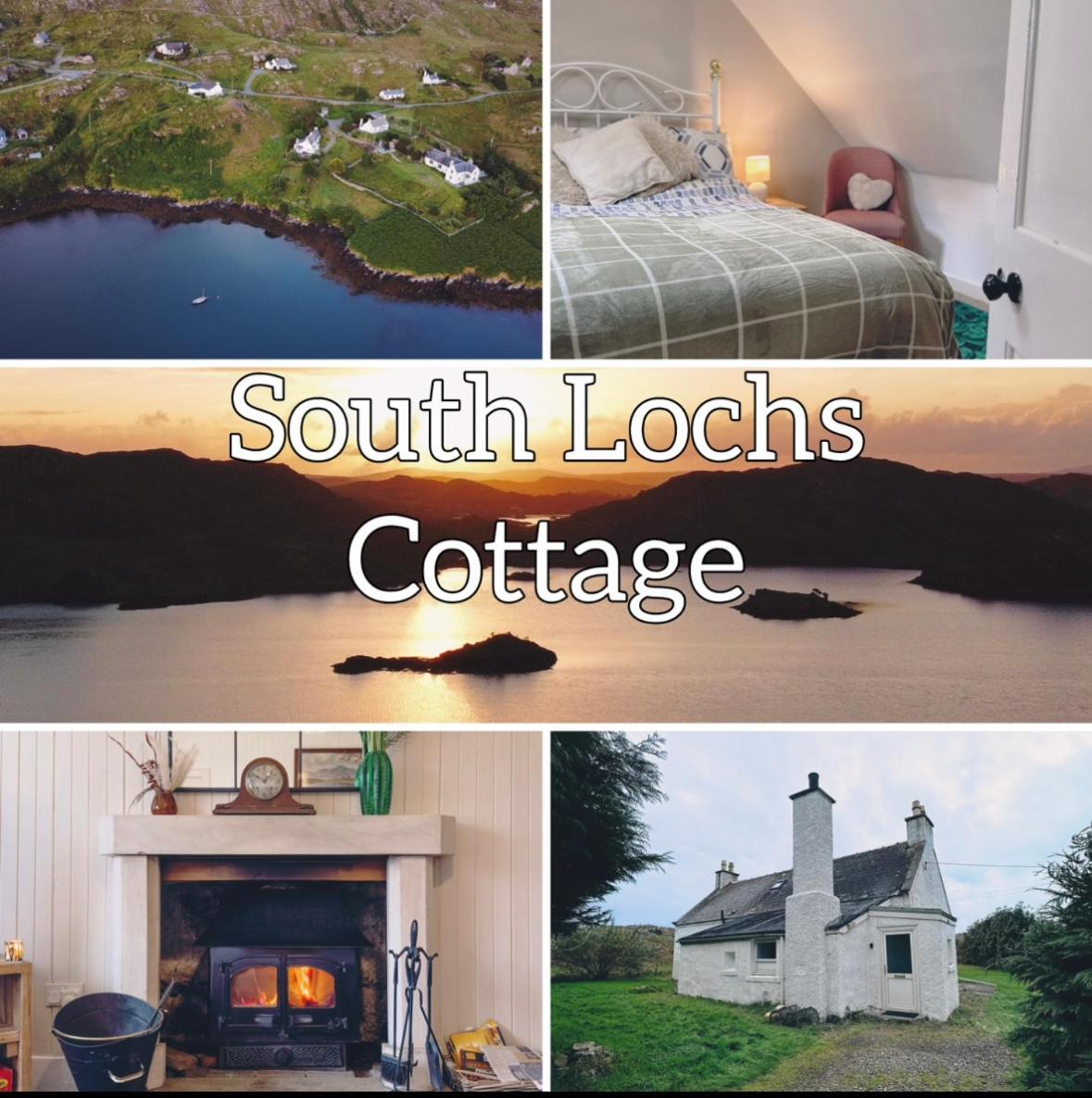 South Lochs Cottage Marvig Buitenkant foto